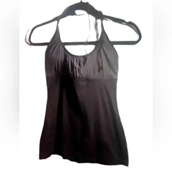 Lululemon Namaste grey black casual stylish run trendy athletic yoga tank top 6 - Picture 2 of 4